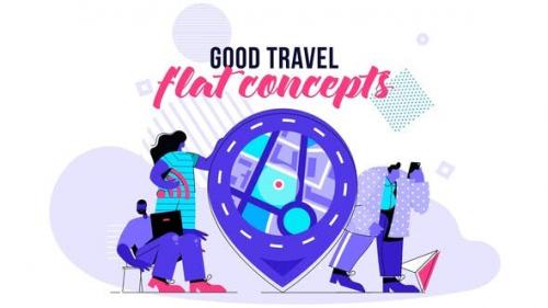 Videohive - Good Travel - Flat Concept