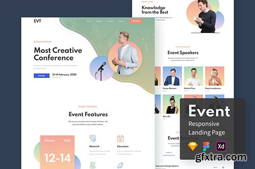 Event Responsive Landing Page