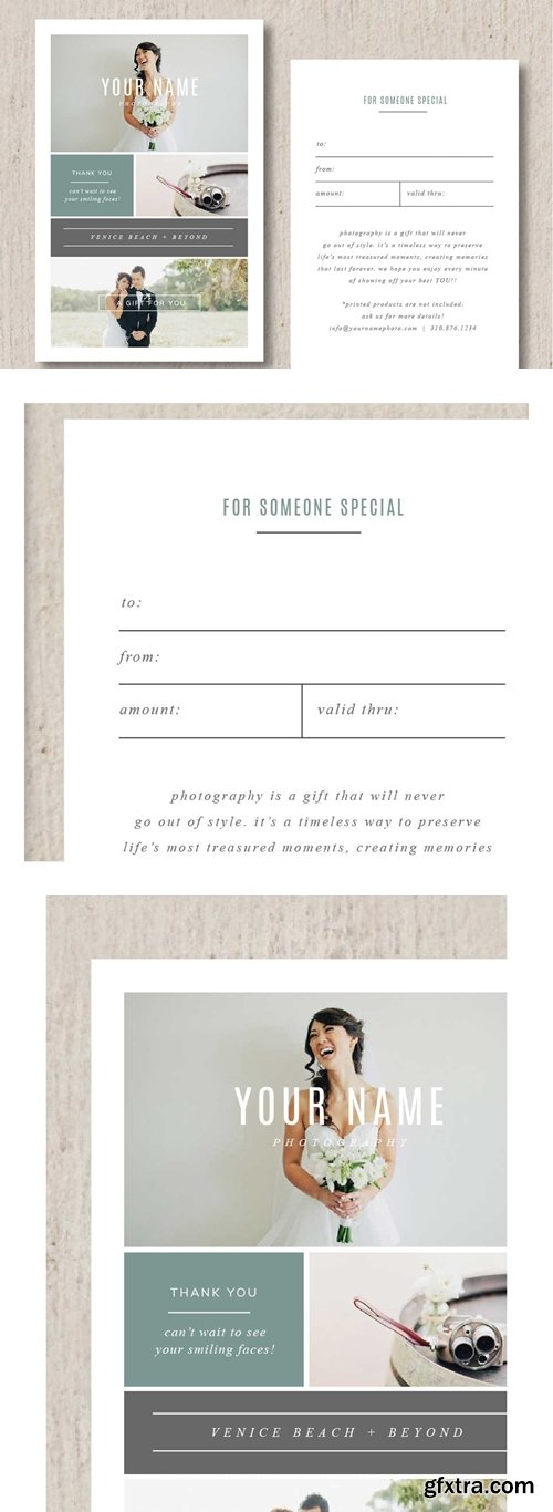 Photographer Gift Card Template