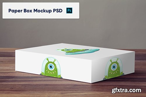 Paper Box PSD Mockup - Vol. 1