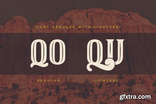 Western Rome - Vintage Western Font