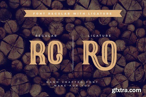 Portland Slove - Vintage Decorative Font