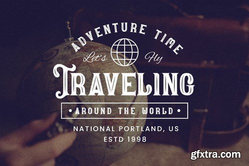 Portland Slove - Vintage Decorative Font