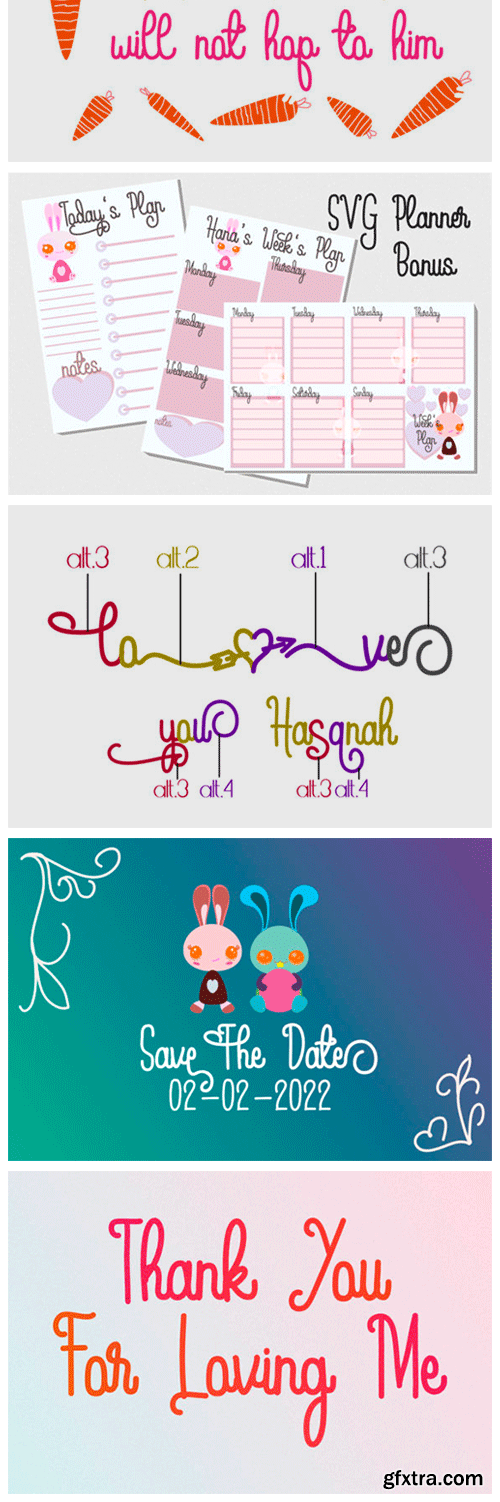 Hana Love Font