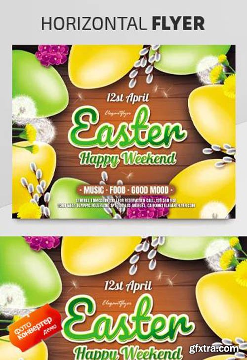 Easter Party V2003 2020 Premium PSD Flyer Template