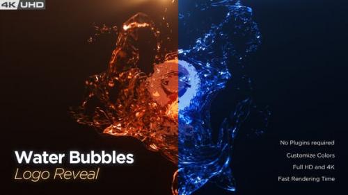 Videohive - Water Bubble Logo Reveal