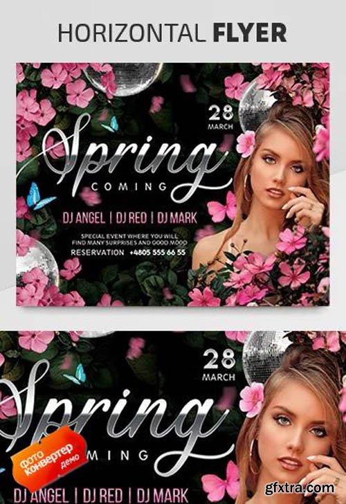 Spring Coming V2003 2020 Premium PSD Flyer Template