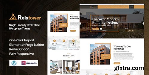 ThemeForest - Relxtower v1.0 - Single Property WordPress Theme - 25878015