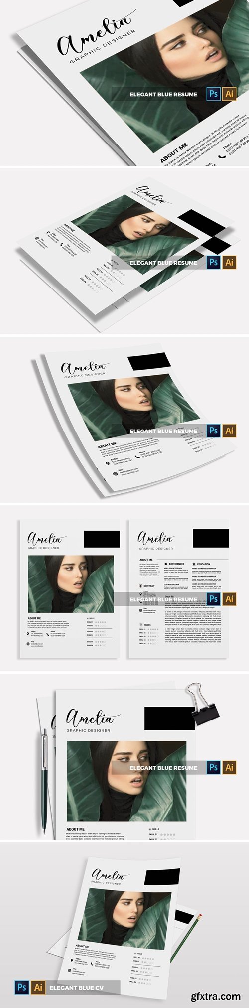 Amelia | CV & Resume