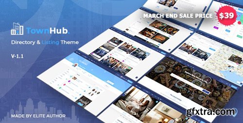 ThemeForest - TownHub v1.1.6 - Directory & Listing WordPress Theme - 25019571