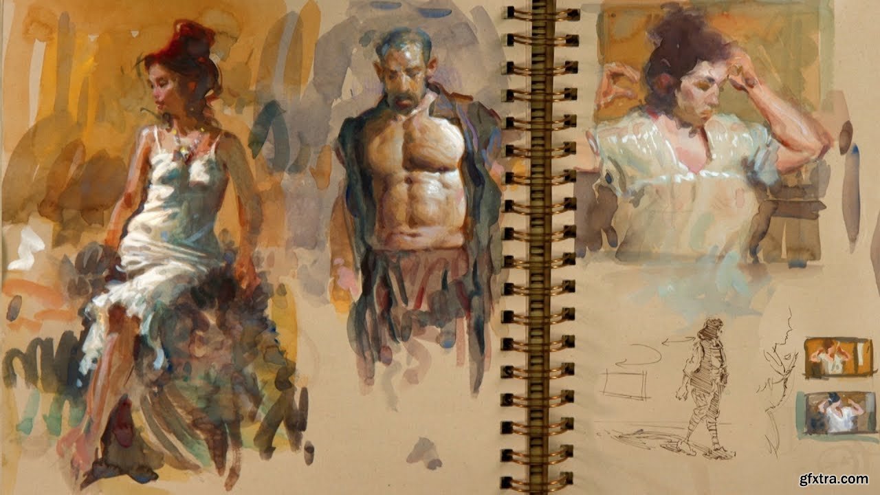 The Artist’s Sketchbook: Figures in Gouache with Steve Huston » GFxtra