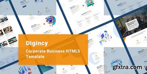 ThemeForest - Digincy v1.0 - Corporate Business Bootstrap 4 Template - 26177861