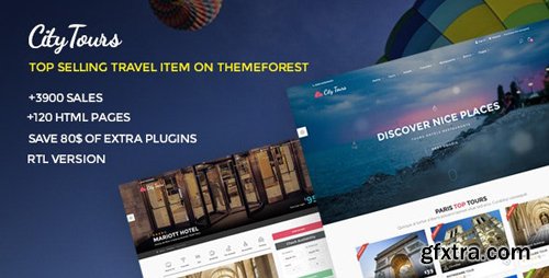 ThemeForest - CityTours v5.2 - Travel and Hotels Site Template - 10715647