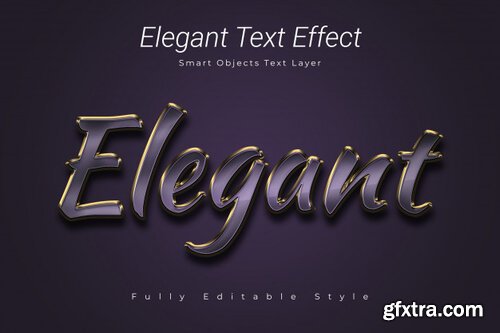 Elegant text effect Premium Psd