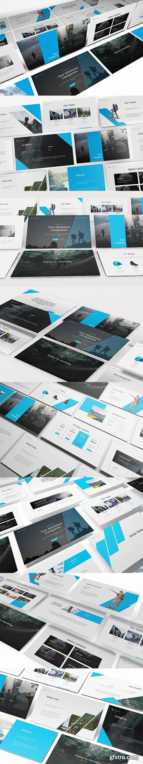 Oriora Adventure Powerpoint, Keynote and Google Slide Template