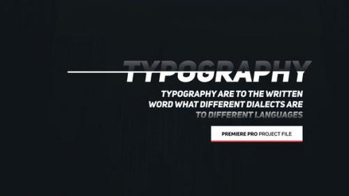 Videohive - Animated Typography - for Premiere Pro | Essential Graphics