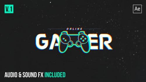 Videohive - Gamer Glitch Logo Reveal