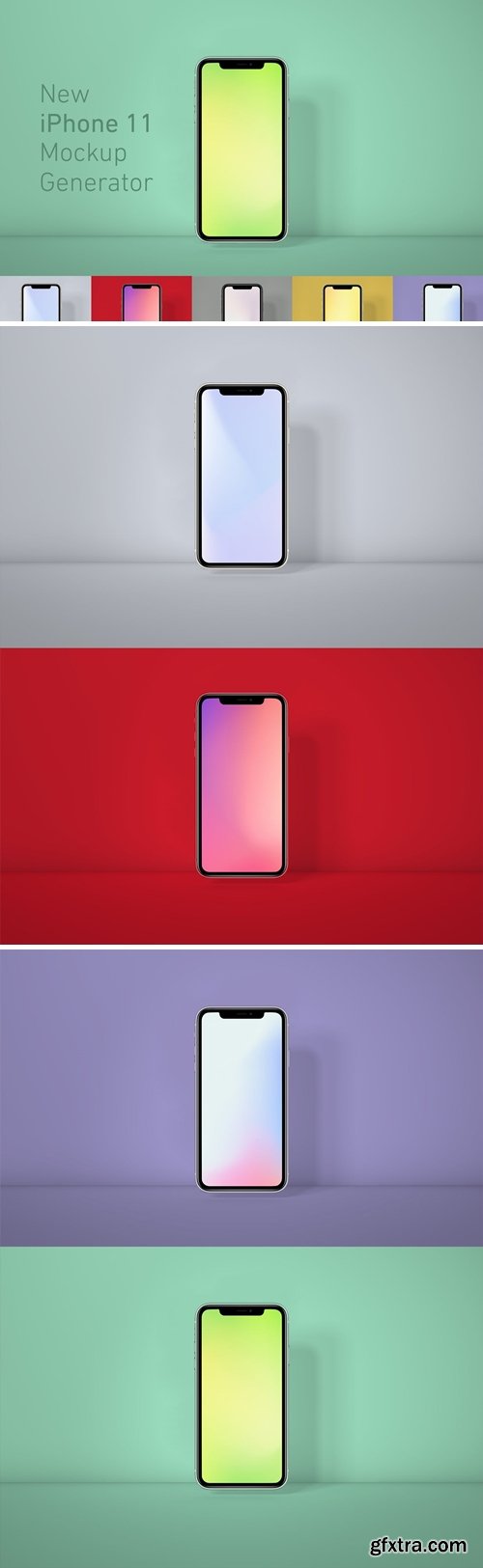 iPhone 11 Mockup Generator