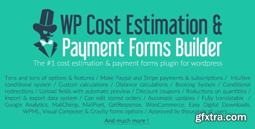 CodeCanyon - WP Cost Estimation & Payment Forms Builder v9.699 - 7818230 - NULLED