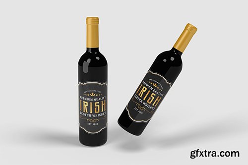 Wine Bottle Product Mockups V.3