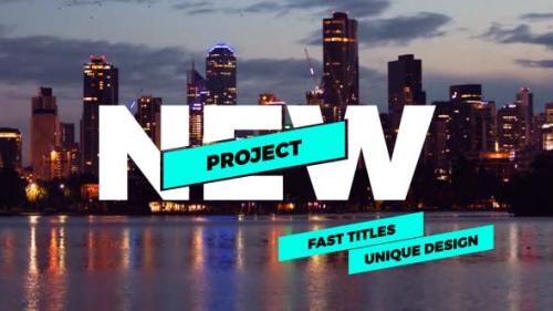 Videohive - Fast Titles