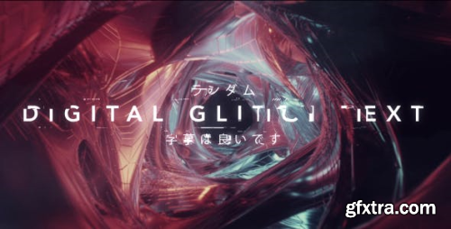 Videohive Digital Glitch Text 20900588