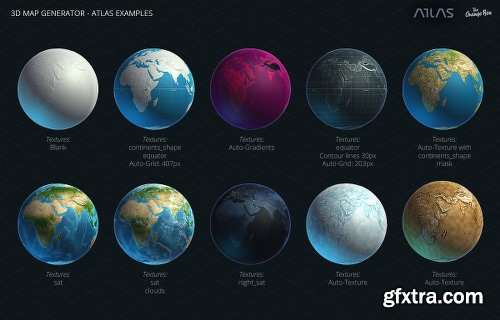 Graphicriver 3D Map Generator - Atlas - From Heightmap To Real 3D Map V1.4 22277498