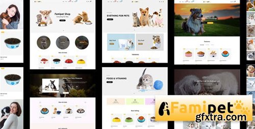 ThemeForest - Famipet v1.0.0 - Pet Food Shop Responsive Shopify Theme - 26051717