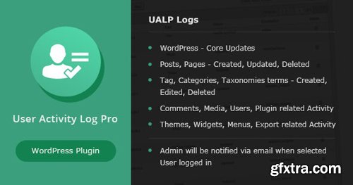 CodeCanyon - User Activity Log PRO for WordPress v1.6 - 18201203