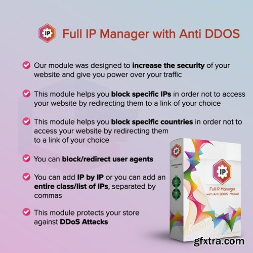 Full IP Manager with Anti DDOS v1.0.4 - PrestaShop Module