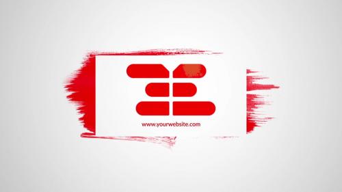 Stencil Brush Logo - 12089481