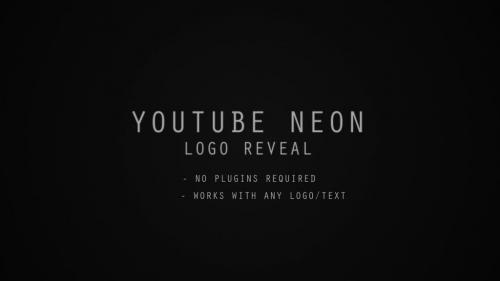 Youtube Neon Logo Reveal - 11587780