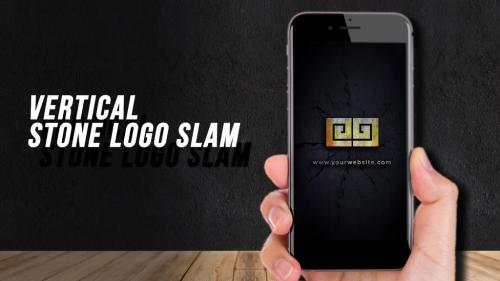 Vertical Stone Logo Slam - 11438491