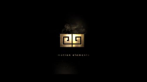 Gold logo motion elements - 11345981