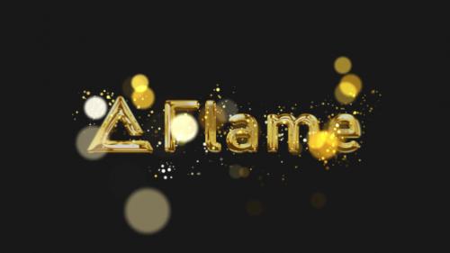 Gold particle Logo - 11290770