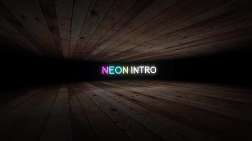 Neon Text Intro - 10760450