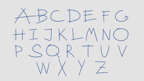 Hand Drawn Alphabet - 11469396