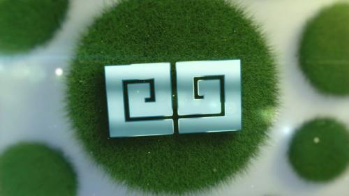 Logo in the grass - 11267514