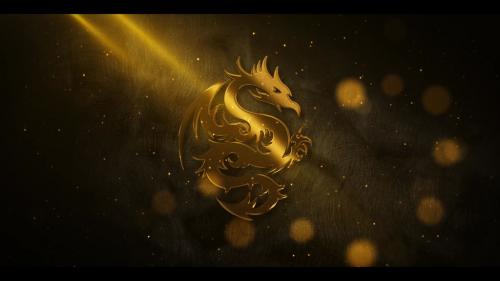 Gold Metal Particle Logo - 11097995