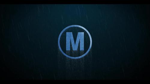 Thunderstorm Rain Metall Logo - 11098001