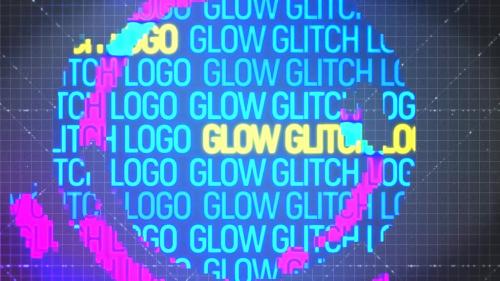 Glow Glitch Logo - 10845998