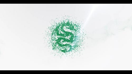 Clean Particle Logo Reveal - 11650764