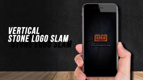 Vertical Stone Logo Slam - 11438491