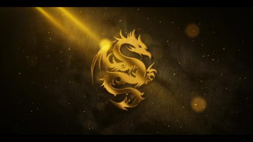 Gold Metal Particle Logo - 11097995