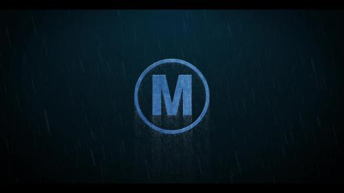 Thunderstorm Rain Metall Logo - 11098001