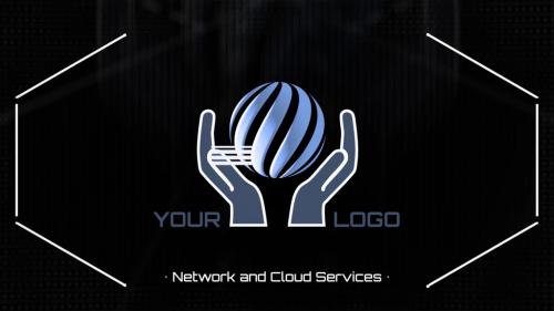 Computer and Cloud Networks Logo - 14546333