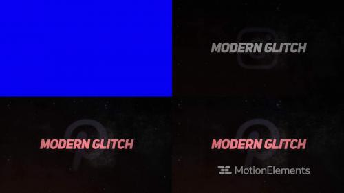 Modern Glitch Logo Reveal - 12157814