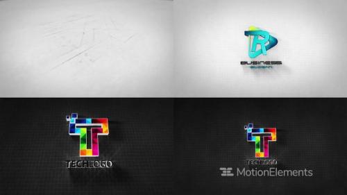 3D Sketch Logo Reveal - 14373804