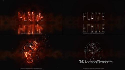 Fire Metal Logo - 11767222