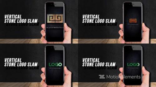 Vertical Stone Logo Slam - 11438491